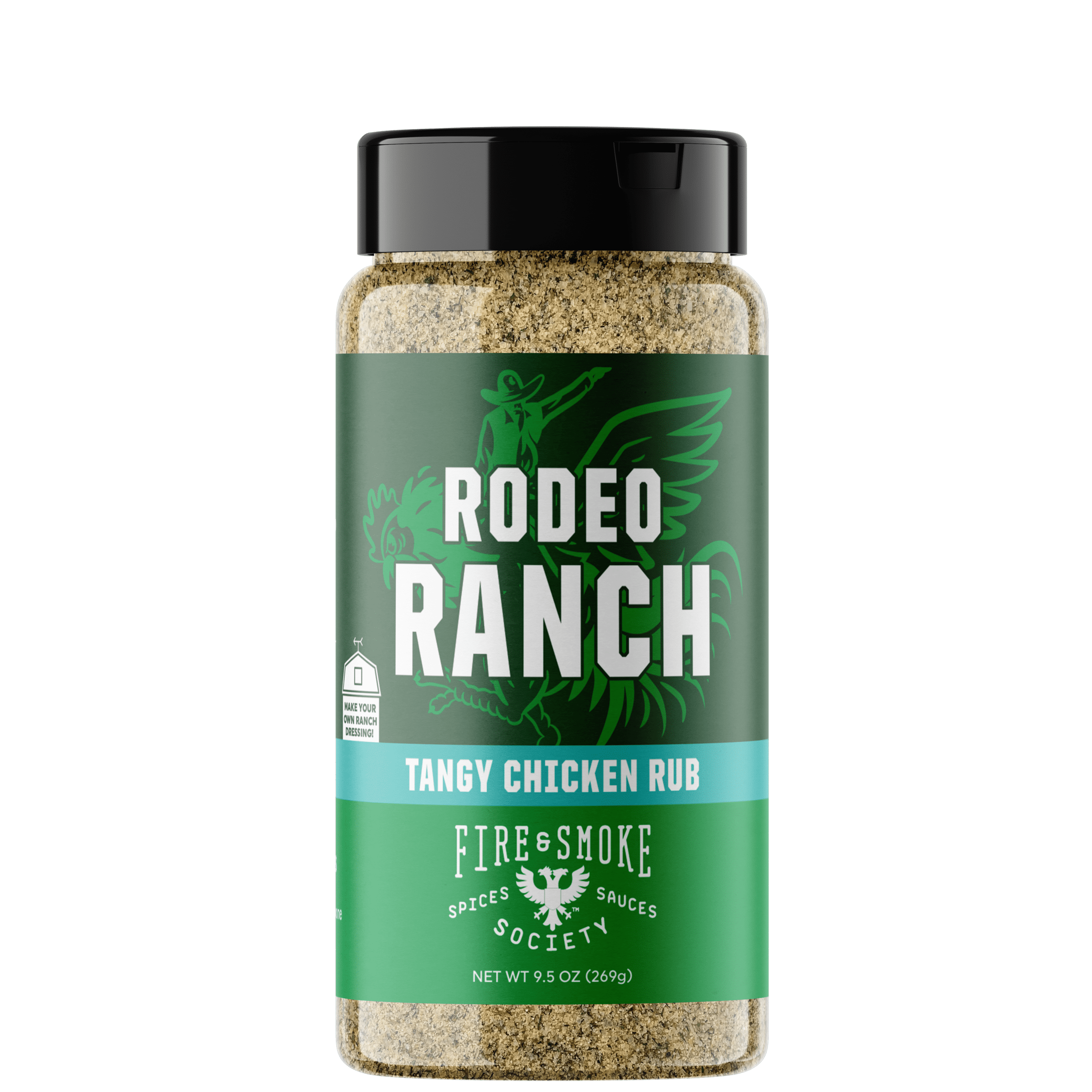 Fire & Smoke Society Rodeo Ranch Tangy Herb Seasoning Blend, 9.5 Ounce