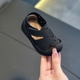 thumbnail image 6 of (0-4.5Years) Boys Girls Closed Toe Sandals Soft Sole Anti-Collision Summer Non-Slip Beach First Walker Shoes for Toddler Kids Black 7 Toddler(24), 6 of 8