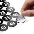 thumbnail image 2 of 20 pegatinas con números del 1 al 50, pegatinas con números consecutivos de 1 pulgada, autoadhesivas para inventario., 2 of 4