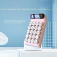 thumbnail image 4 of SHAR Mechanical Calculator, 10 Digit LCD Display for Laptop, Fashion Calculator for Financial Office, 4 of 5