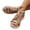 Beige, variant on Platform Sandals Women Beaded Bohemian Wedge Slip on Espadrille Wide Width Orthopedic Summer Beach Vacation Shoes Beige,6