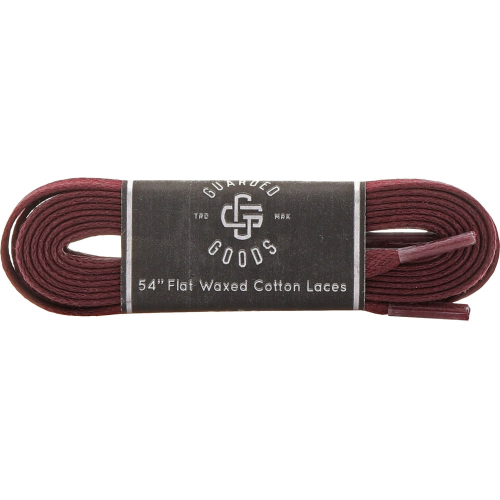 red flat boot laces