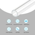 thumbnail image 3 of Unique Bargains 10mm ID x 12mm OD x 305mm Clear Rigid Acrylic Pipe Round Tube, 3 of 6