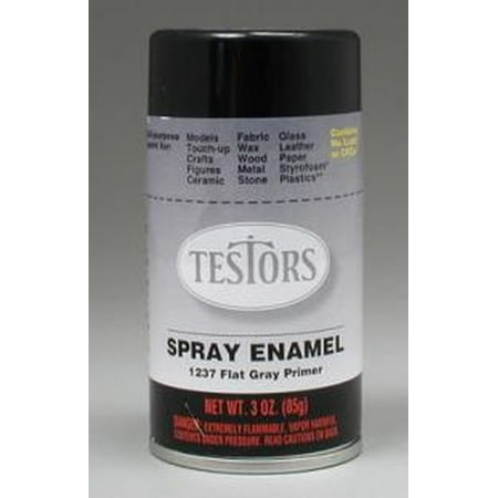 plastic testors primer spray enamel paint