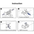thumbnail image 5 of 26-27 Bathroom Wall Shelf, Bathroom Shelf, Shower Box Decorative Shelf, U-shaped Plastic Shelf,kitchen Shelf(m), 5 of 5