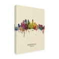 thumbnail image 2 of Trademark Fine Art 'Minneapolis Minnesota Skyline Portrait III' Canvas Art by Michael Tompsett, 2 of 3