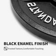 thumbnail image 4 of IFAST Olympic Barbell Weight Plates 2 Inch Hole Solid Cast Iron Barbell Weight Plates, Strength Training, Weightlifting, Bodybuilding, Powerlifting, Sold in Pair, 4 of 7