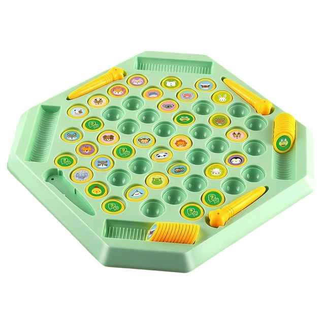 Juego de mesa Flip Juego de mesa Flip para niños (52) Juegos de mesa para niños Tableros DIY para niños de 2 a 4 años Apto para adultos y niños