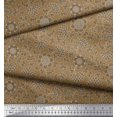 thumbnail image 2 of Soimoi polyester Crepe Fabric Flower Artistic Print Fabric by Yard 42 Inch Wide, 2 of 3