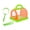 Green, variant on YIFAEUX 1 Set Critter Viewer Box with Tweezers Magnifying Glass Portable Handle Mesh Kids Outdoor Nature Exploration Small Animal Catcher Observation Container Boys Girls Gift