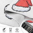 thumbnail image 6 of Yayeee Runner Rug for Bedroom 2'x6' Machine Washable Hallway Non Slip Mat, Santa Hats Pattern, 6 of 8
