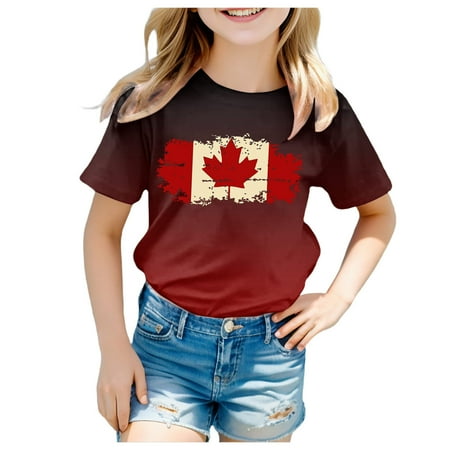

Girls Shirts Short Sleeve Tee Summer Crewneck T Shirts Casual Fit Basic Sequin Tops 10-11 Years
