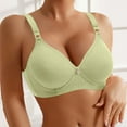 thumbnail image 2 of khonts,Women's Bras No Underwire Push up High Support Bras Wireless Full Coverage Comfort Soft Everyday Bralettes Light Green 36, 2 of 9