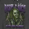 thumbnail image 2 of Beetlejuice Beetlejuice Band Unisex Adult Pull-Over Heather Hoodie, Black Heather, 2X-Large, 2 of 4