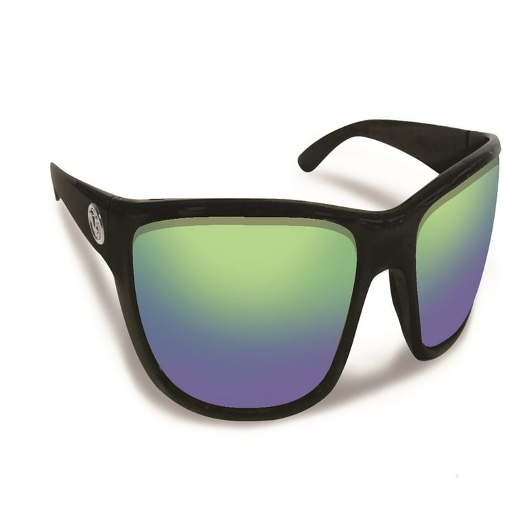 Dark amber top with mirror sunglasses