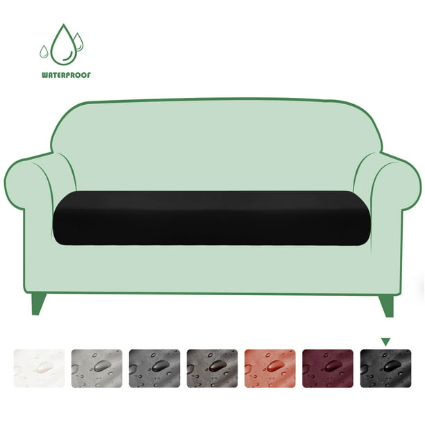 Subrtex Stretchy 1 Piece Pu Leather, Leather Covers For Sofa Seats