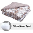 thumbnail image 2 of Shatex Bedding Comforter Sets –2 Pieces Luxury Printed Microfiber Bedding Sets–Bedroom Comforters with 1 Pillow Sham, Twin, Flower Patten, 2 of 4