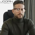 thumbnail image 4 of Joopin Photochromic Blue Light Blocking Glasses Semi-rimless Computer Gaming TV Glasses for Men Women UV400 Protection, 4 of 7