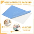 thumbnail image 4 of Uxcell Nylon Repair Patch Self-Adhesive Waterproof Fabric Repair Tape for Tents and Sleeping Bags Sky Blue, 4 of 7