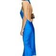 thumbnail image 6 of Douhoow Women Halter Neck Long Dresses Summer Solid Color Backless Dress Party One Piece Dress, 6 of 8