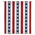 thumbnail image 2 of Coastal Turtle Sheer Curtains 72 Inches Long, Red Stripe Black White Geometric Ocean Light Filering Curtains, Breathable Simi Curtain Privacy Drapes for Living Room Bedroom Window Treatment, 2 of 9
