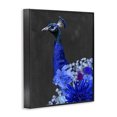 thumbnail image 3 of Stupell Industries Bohemian Vibrant Blue Floral Peacock Black Framed Giclee Art, 11 x 14, by Alicia Longley, 3 of 8