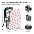 thumbnail image 4 of Susaid Watermelon Print Clear Backpack See Through Transparent Plastic Clear Bookbags for School, College, Stadium,Work, 4 of 7