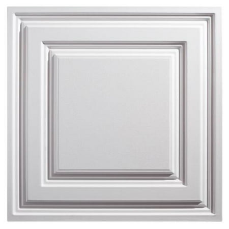 Acp Icon Relief White 2 X Ft Lay In Ceiling Tile Pack Of