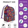 thumbnail image 5 of This Spacious Boho Paisley Backpack is Tailored for Students, Ensuring Your Laptop and School Supplies are Organized and Protected, A Great Gift, 5 of 5