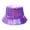 A-Purple421, variant on Yuanlong Unisex Hat Glitter Bucket Hat Hip Hop Street Style For Stage Performance Party Outdoor Daily Headwear