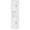 White, variant on Slim Bathroom Storage Cabinet with Adjustable Shelves, Tall Linen Tower for Small Spaces, White MDF Bathroom Organizer with Drawer and Recessed Doors