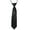 Black, variant on Necktie Breathable Elastic Solid Color Boy Stain Necktie for Wedding