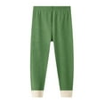 thumbnail image 2 of Girls Pants Unisex Winter Warm Solid Jogger for Kids – Cozy Ribbed Sweatpants for and Everyday Wear Size 13-14 Years, 2 of 4