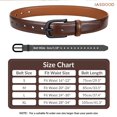 thumbnail image 6 of JASGOOD Kids Leather Belt for Boys Metal Free Hypoallergenic TSA Belt Boys Belt for Jeans Dress Casual, 6 of 8