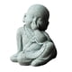 thumbnail image 4 of Figura de monje, estatua de Buda, escultura creativa, adornos decorativos hechos a mano para Risa disimulada, 4 of 9
