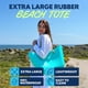thumbnail image 2 of Bolsa de Playa de Caucho SUN NINJA Extra Grande Impermeable Turquesa, 2 of 7