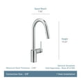 thumbnail image 7 of Moen 7565Ev U By Moen Align 1.5 GPM Single Hole Pull Down Kitchen Faucet, 7 of 7
