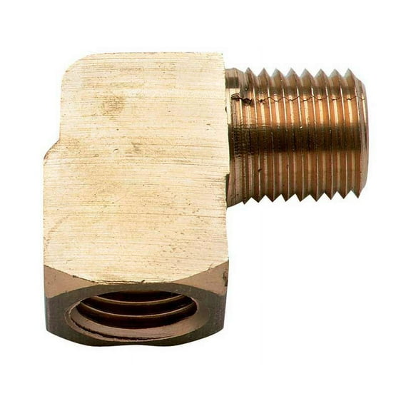 Moeller Fuel Hose Brass Elbow 3/8" NPT Male/Female Brass