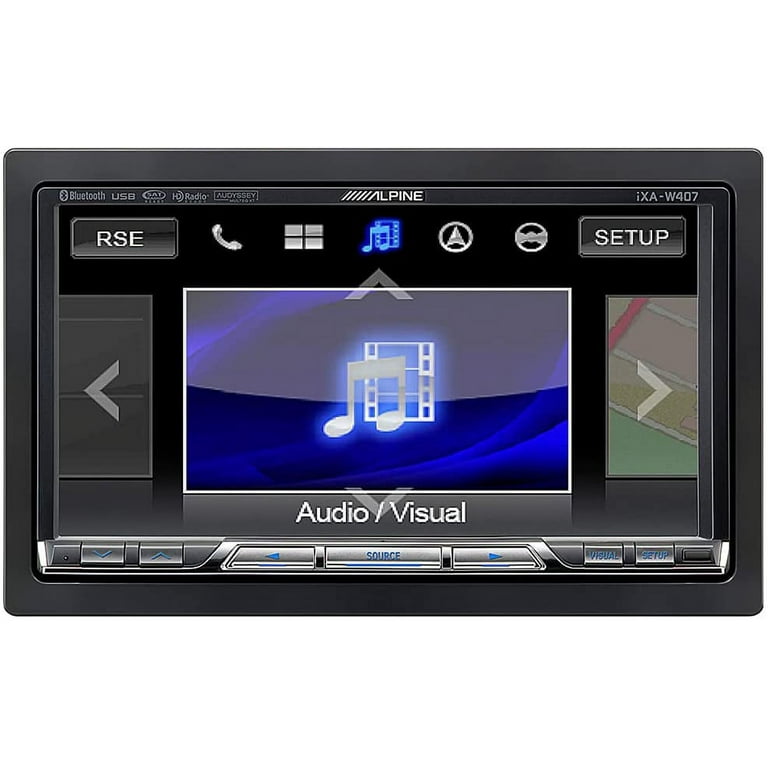 Alpine ILX-407 Digital Media Receiver with a Wireless CarPlay