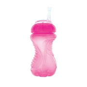 Nuby Easy Grip Soft Straw Sippy Cup, 10 fl oz, Pink