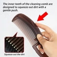 thumbnail image 4 of Brown Dandruff Comb for Quick Removal, Plastic Scalp Care Tool for Men and Women Adults, 4 of 4