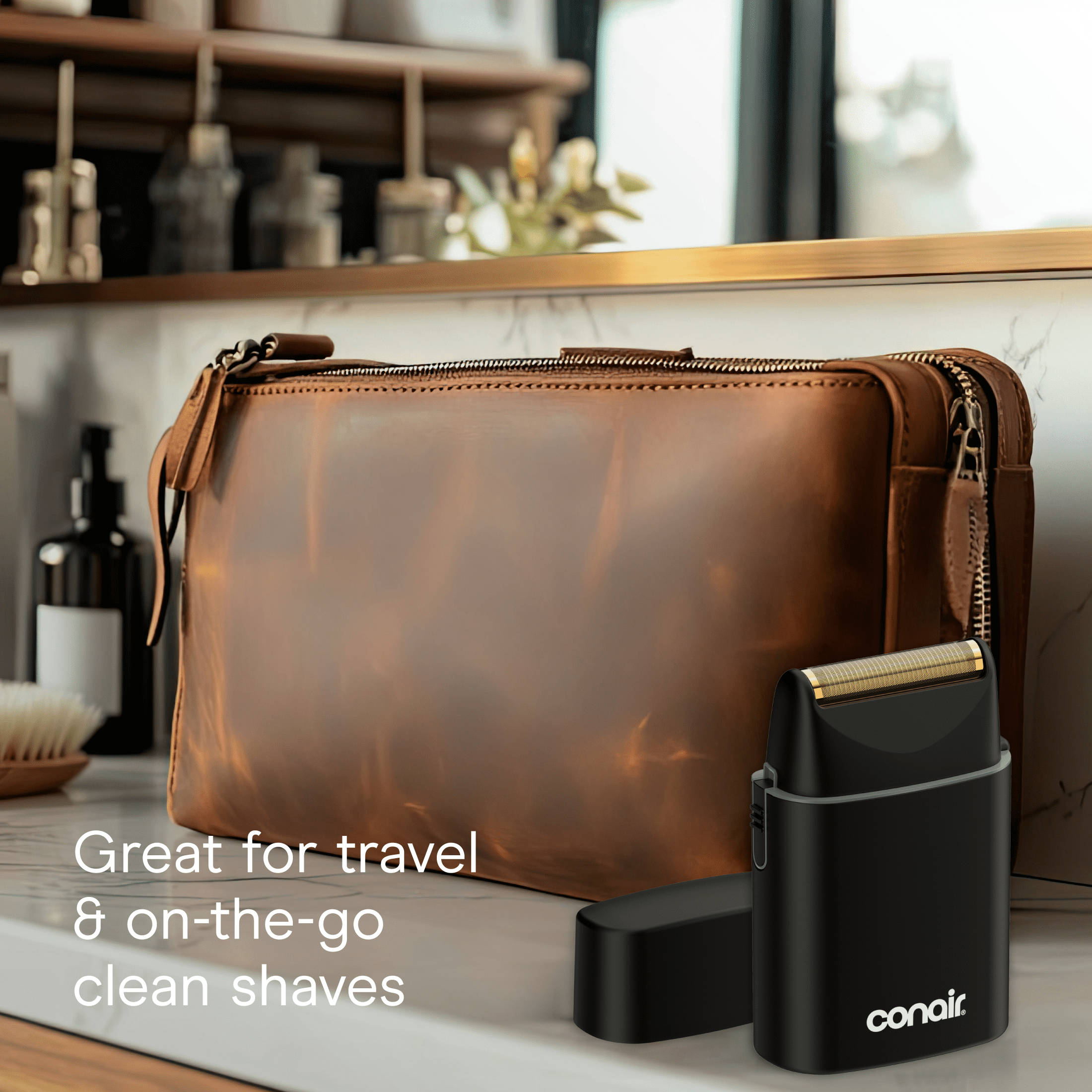 Matte Black Metal Shaver Conair Men™