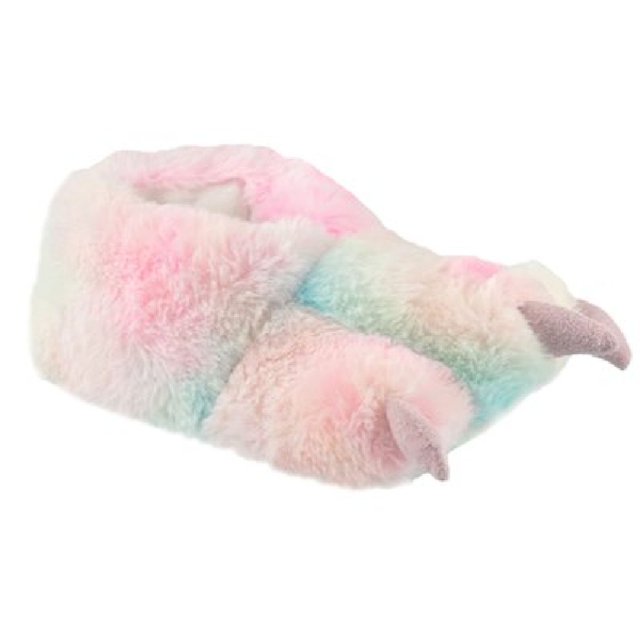 SlumberzzZ Pantoufles à Griffes Licorne-Pastel Super Douces pour Garçons/filles