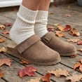 thumbnail image 3 of Cushionaire Boulder Genuine Leather Clogs for Women, Slingback Slip On Shoes with Adjustable Swivel Back Strap and Memory Foam Footbed, 3 of 20