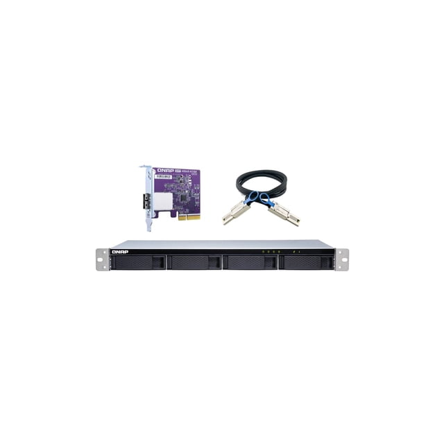 Gabinete de Sistema QNAP TL-R400S con 4 Bahías SATA 6Gbps JBOD