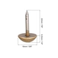 thumbnail image 2 of Tapicería Tachuelas, 10uds 5/8 Pulgadas Latón Muebles Tachuelas Clavos Tachuelas Decorativas Pulgar Chinchetas para Muebles Bricolaje Decorativos, Bronce, 2 of 6
