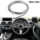 thumbnail image 2 of 2uds Coche Interior Puerta Tablero Adorno Tira Adorno Ranura Relleno Tono plateado 3 metros, 2 of 7