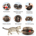 thumbnail image 3 of REDSASA Magic Organ Cat Scratching Board Cat Accordion Scratcher with Toy Ball Foldable and Durable Cat Scratcher Interactive Kitten Scratch Board, 3 of 11