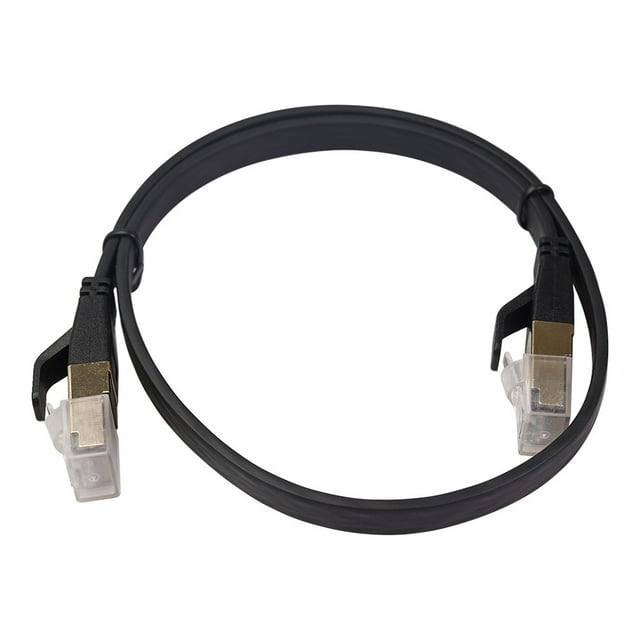 Daisyyozoid Wholesale Cat 8 RJ45 Double Shielded Flat Network Cable High Speed Internet Cable