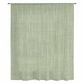 thumbnail image 2 of Sage Green Burlap Texture Sheer Curtains 63 Inches Long, Farmhouse Vintage Sage Green Light Filering Curtains, Breathable Simi Curtain Privacy Drapes for Living Room Bedroom Window Treatment, 2 of 9